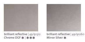 peinture métallique fini réfléchissant brillant